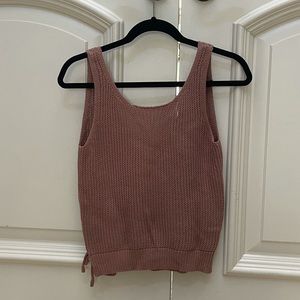 Reversible sweater tank